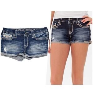 Rock Revival Blue Jean Shorts